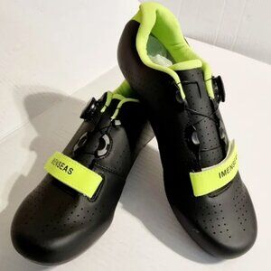 BRAND NEW- Men's Cycling Shoes 12 Black and Neon Green